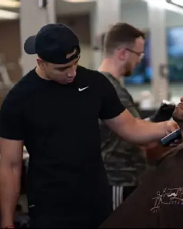 Mike Arias, barber at Latch Life Westlake