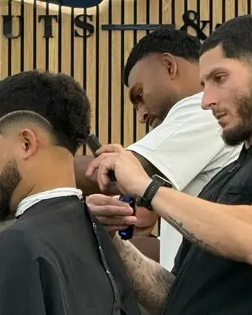 Mike Diaz, barber at Latch Life Westlake